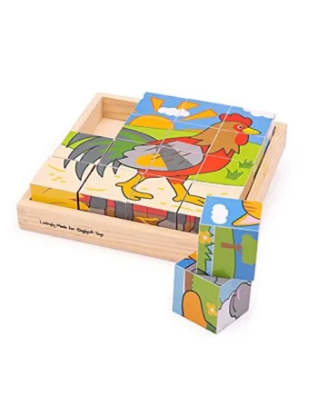 Bigjigs Toys Farm Cube Puzzle