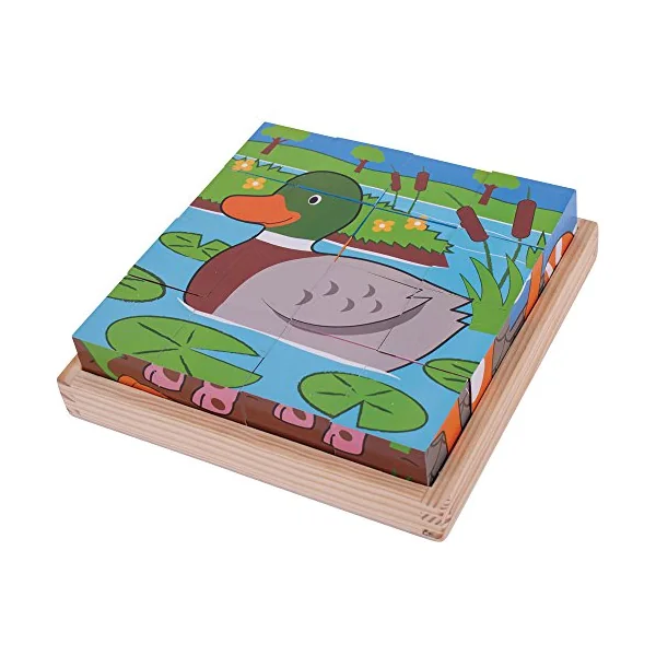Bigjigs Toys Farm Cube Puzzle