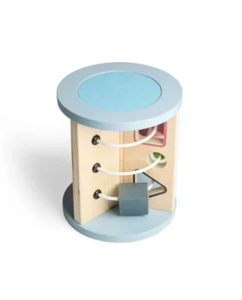 Bigjigs Toys Rolling Sensory Sorter - Wooden Activity Toy For Babies