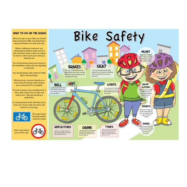 Bike Safety Playground Sign