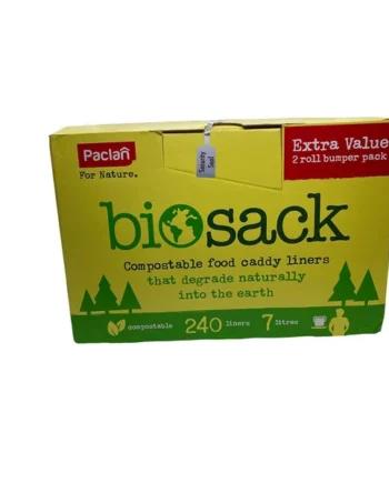 Biosack Compostable Food Caddy Liners, 2 x 120 Bags
