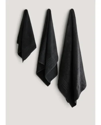 Black 100% Egyptian Cotton Towels