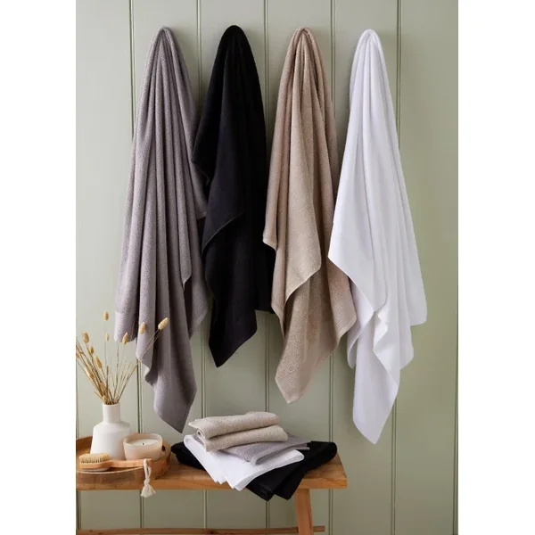 Black 100% Egyptian Cotton Towels