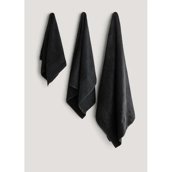 Black 100% Egyptian Cotton Towels