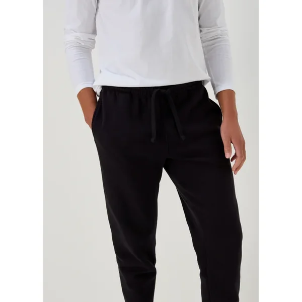 Black Essential Cuffed Joggers