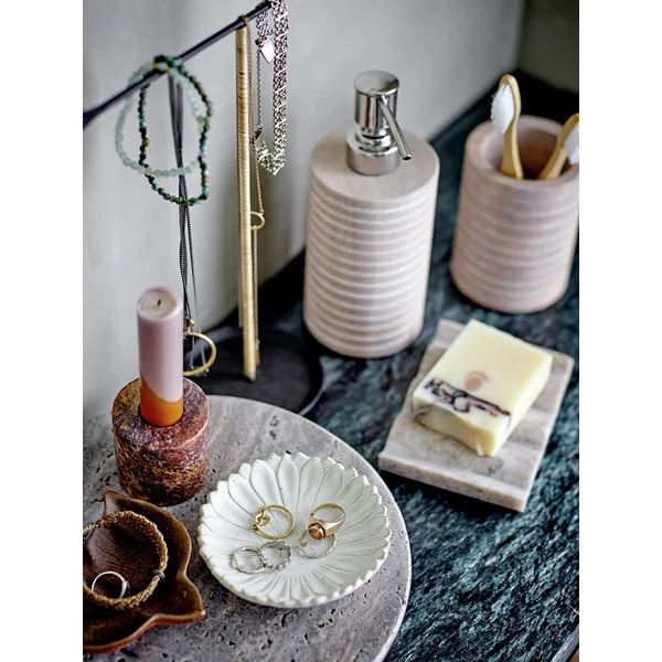 Bloomingville Stoneware Cattia Tray - Cream