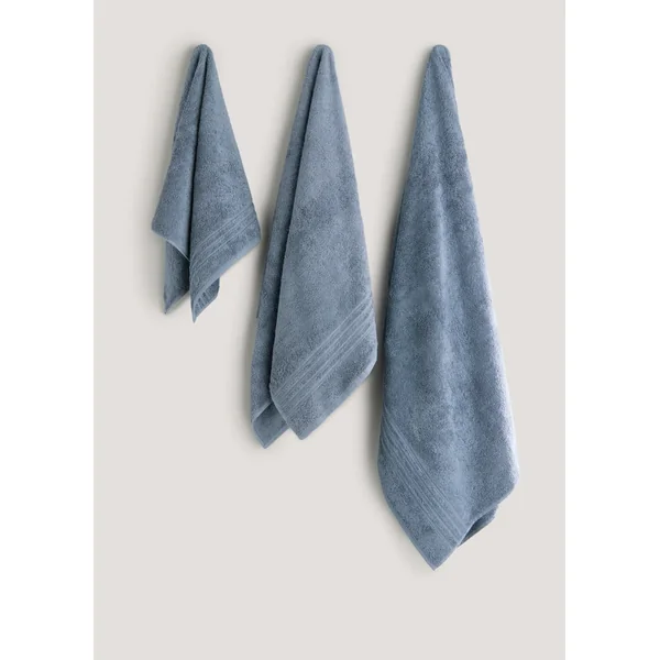 Blue 100% Egyptian Cotton Towels