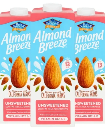 Blue Diamond Unsweetened Almond Drink, 3 x 1L