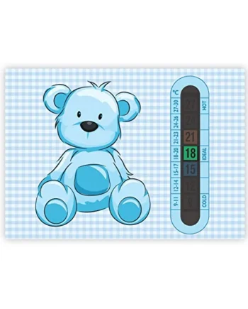 Blue Teddy Bear Nursery and Baby Room Thermometer