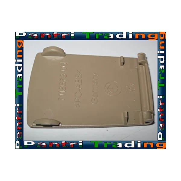 BMW Child Seat Isofix Mount Socket Cover Flap Trim L Beige 7118673 Genuine