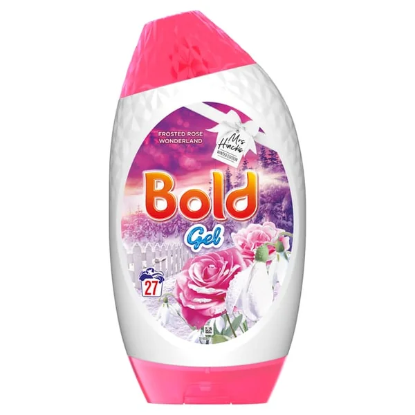 Bold Mrs Hinch Washing Liquid Gel 27 Washes 945ml - Rose Wonderland