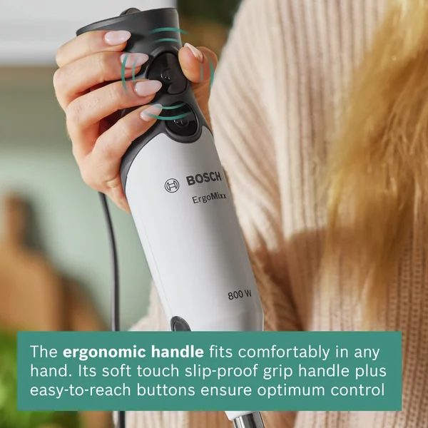 Bosch MS6CA4150G ErgoMixx Hand Blender - White and Grey
