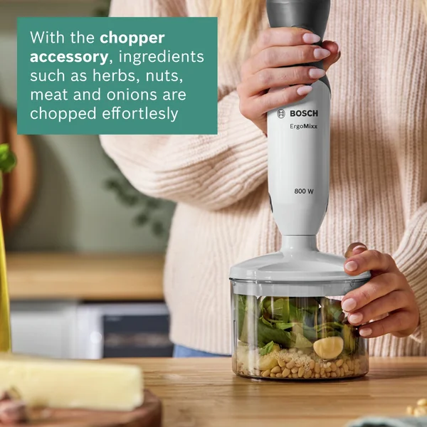 Bosch MS6CA4150G ErgoMixx Hand Blender - White and Grey