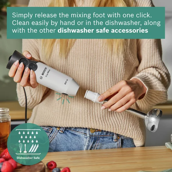 Bosch MS6CA4150G ErgoMixx Hand Blender - White and Grey