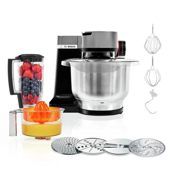 Bosch MUMS2VM40G 7-in-1 Stand Mixer, Juicer, Shredder, Black