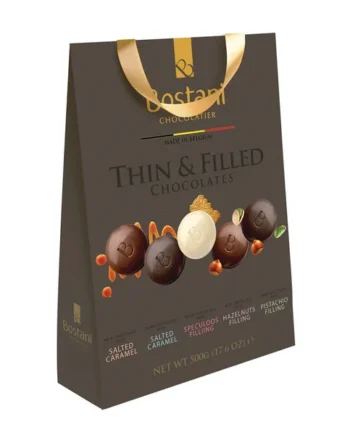 Bostani Belgian Chocolate Thins, 500g