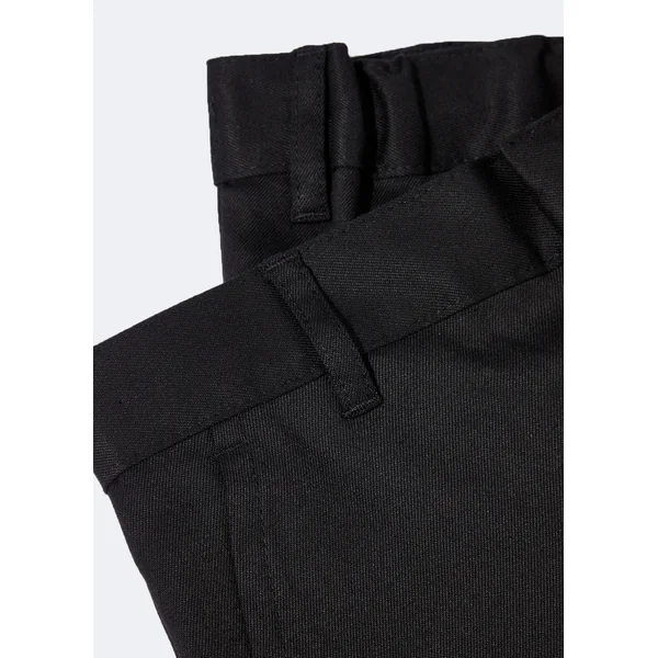 Boys 2 Pack Black Skinny Fit School Trousers (6-16yrs)