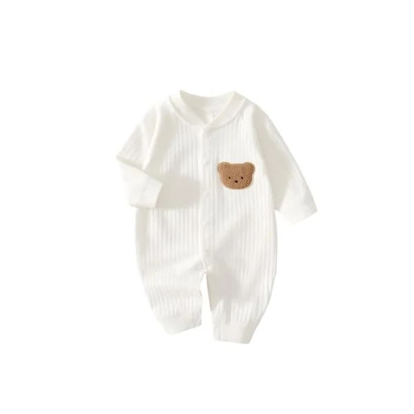 Boys Girls Bodysuit Newborn Infant's Warm Cotton Bodysuit with Hat, Organic Cotton Unisex Baby Bodysuit Vests, Comfortable, Soft, Cosy, Cute Bodysuits for Boys & Girls