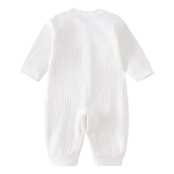 Boys Girls Bodysuit Newborn Infant's Warm Cotton Bodysuit with Hat, Organic Cotton Unisex Baby Bodysuit Vests, Comfortable, Soft, Cosy, Cute Bodysuits for Boys & Girls