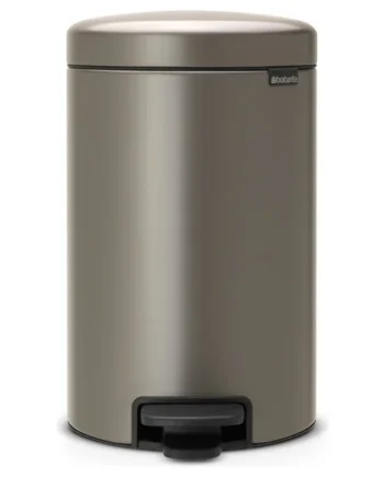 Brabantia 12 Litre New Icon Pedal Bin - Dark Grey