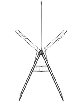 Brabantia 20m Hang On Clothes Airer with Rod - Black
