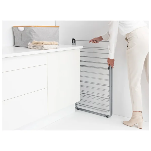 Brabantia 25m Hang On Clothes Airer - Metallic Grey