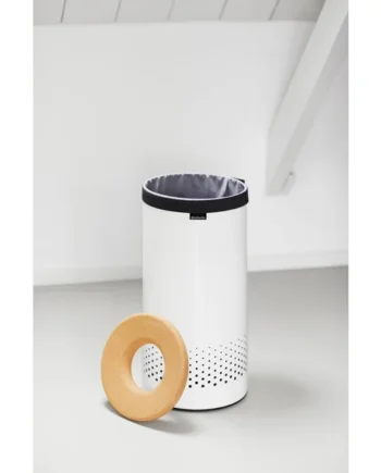 Brabantia 35 Litre Laundry Container Lid Bin - White