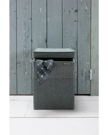 Brabantia 35L Stackable Laundry Container Box - Grey Black