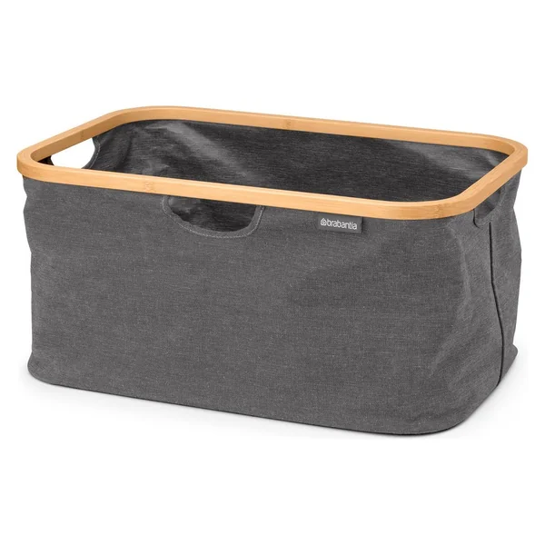 Brabantia 40 Litre Foldable Laundry Basket - Pepper Black