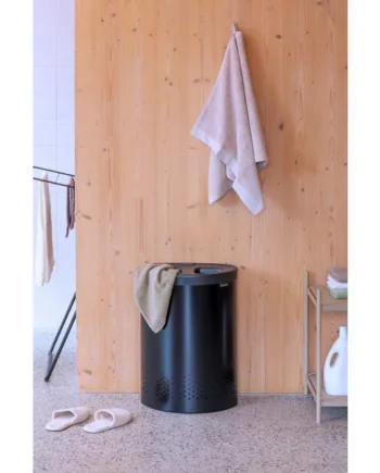Brabantia 55 Litre Selector Laundry Container Bin - Black