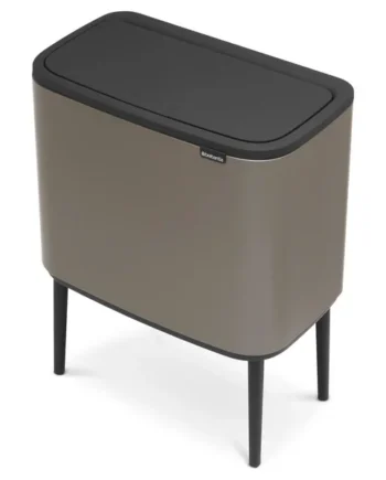 Brabantia Bo 36 Litre Touch Top Bin - Dark Grey