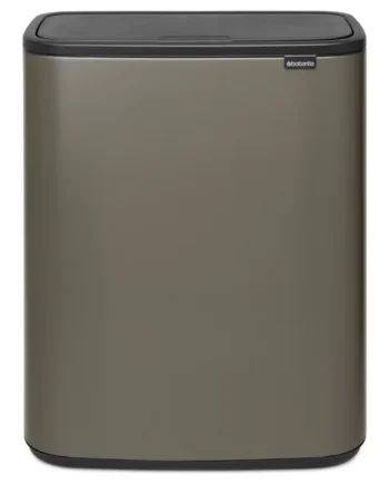 Brabantia Bo 60 Litre Touch Top Bin - Dark Grey