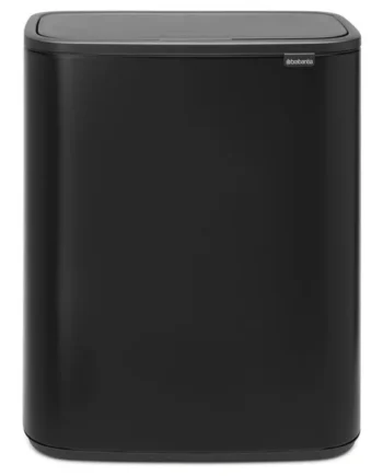 Brabantia Bo 60L Touch Bin - Matt Black