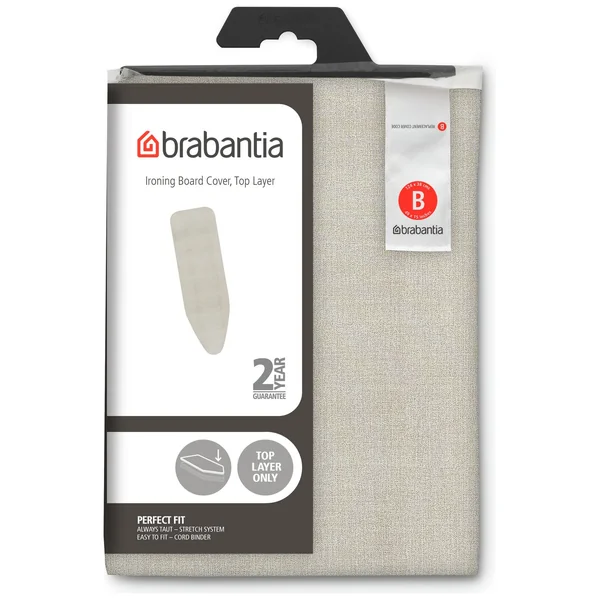 Brabantia Ironing Board Cover B (124x38cm) - Denim Grey