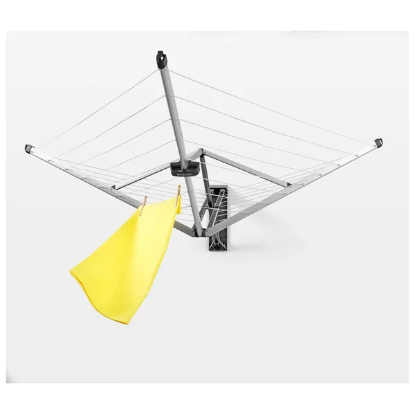 Brabantia Wall Fix 24m Clothes Airer with Protection