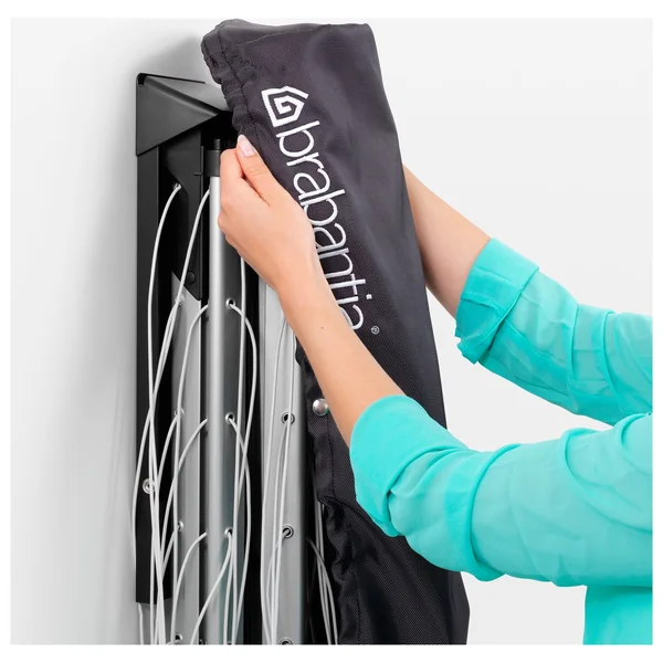 Brabantia Wall Fix 24m Clothes Airer with Protection
