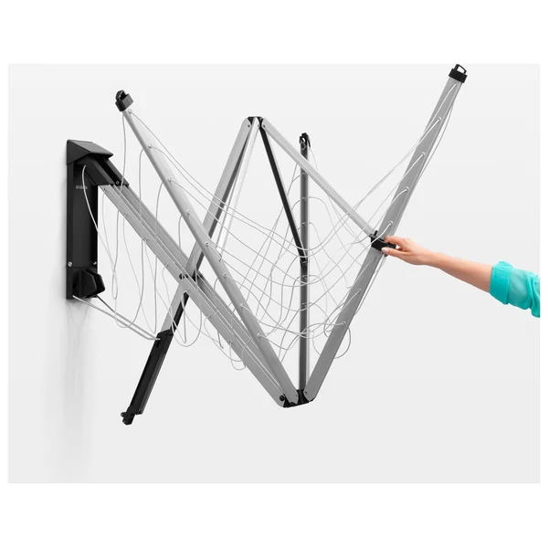 Brabantia Wall Fix 24m Clothes Airer with Protection