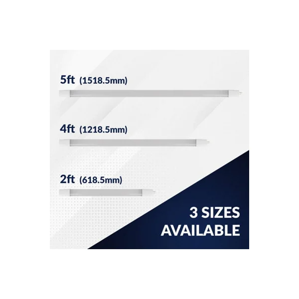 Bright Source 4ft 18w Single 4000k IP65 LED Non-Corrosive Batten - Cool White