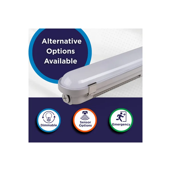 Bright Source 5ft Single 24w CCT IP65 Non-Corrosive