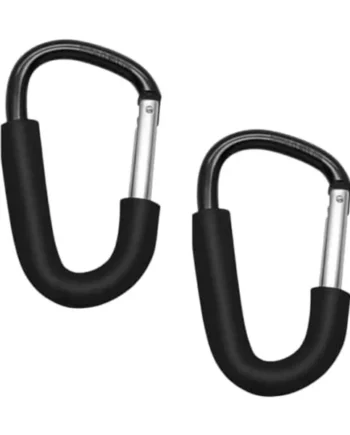 Buggy Clips x2 Heavy Duty Pram Clips - Ideal Stroller Hooks for Baby Pushchair Shopping and Changing Bags