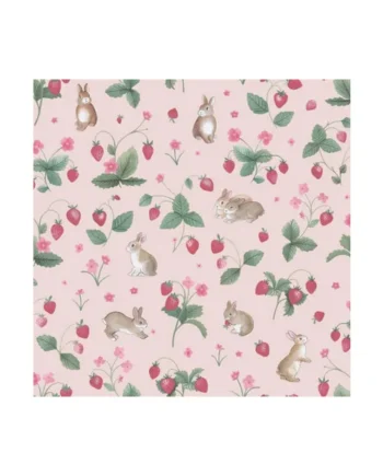 Bunnies & Berries Wallpaper Pink Holden 14141