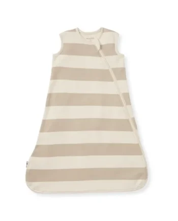 Burt's Bees Baby Beekeeper Wearable Blanket, Oatmeal Rugby Stripe, XL