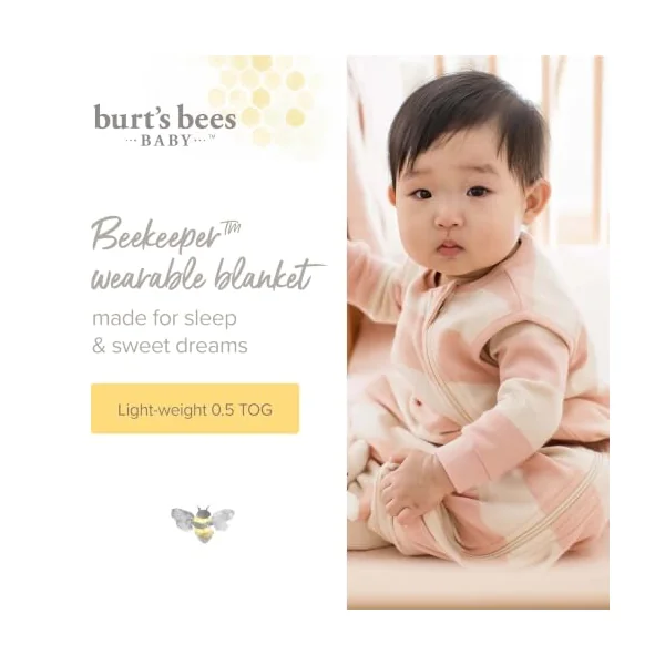 Burt's Bees Baby Uni-Baby Beekeeper Wearable Blanket Wearable Blanket (pack of 1)