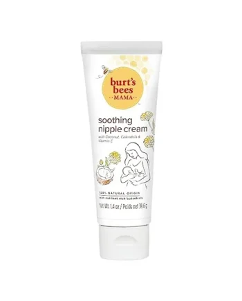 Burt's Bees Nipple Cream, Soothing Nipple Balm for Breastfeeding, For Sore Nipples & Cracked Skin, 39.6g