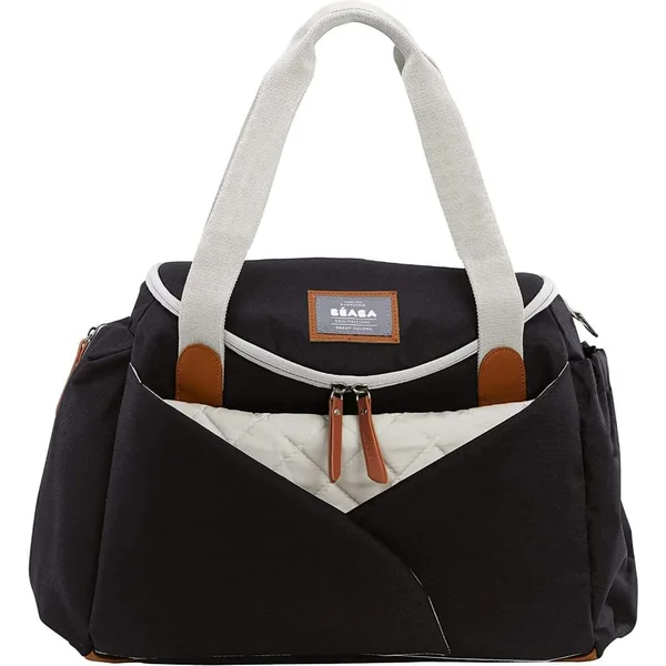 Béaba - Sydney II - Baby Changing Bag - Diaper Bag for Babies and Newborn - Large Capacity - Baby Changing Mat - Isothermal Lunch Pouch - Buggy Attachment System - Dark