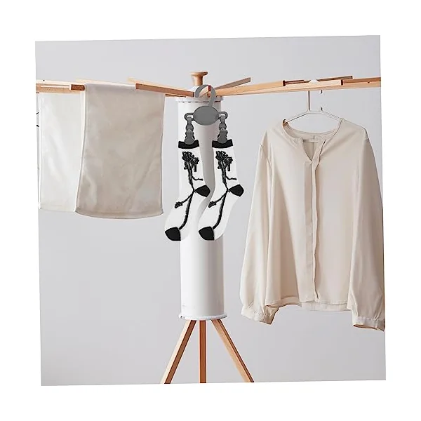 Cabilock 20 Pcs children's shoe clip closet hanging organizer hot dog keeper laundry hook hat shoes drying rack bags hanging clips clip hooks shoes drier wardrobe plastic baby bag hanging