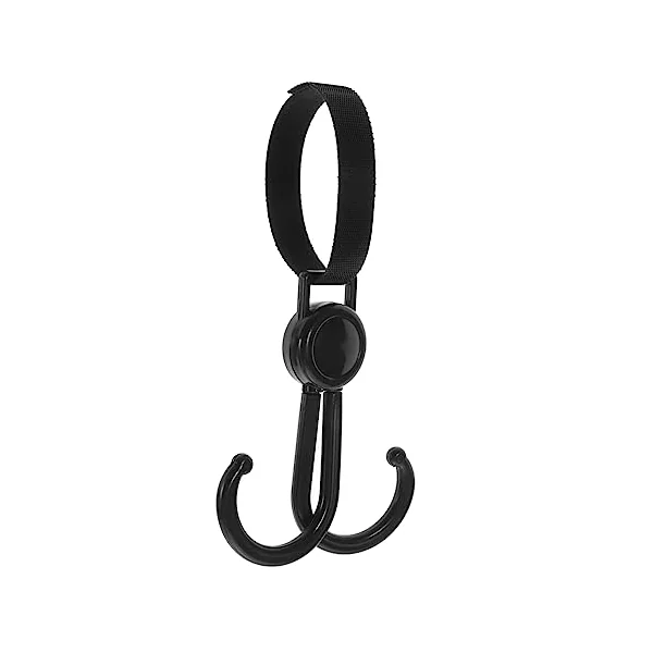 Cabilock 3pcs Stroller Hook Lightweight Carabiners Multi-Function Hooks for Hanging Bags Outdoor Stroller Sturdy Pram Accessories