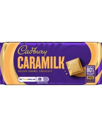 Cadbury Caramilk Golden Caramel Chocolate Bar 90g x24