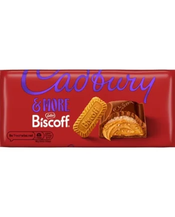 Cadbury & More Biscoff Chocolate Bar 195g