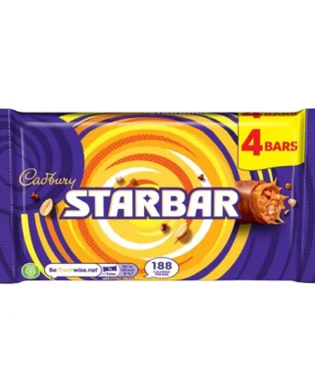 Cadbury Starbar Chocolate 4 Pack Multipack 148g
